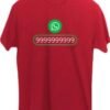 WhatsApp Number and Logo Design T-Shirt