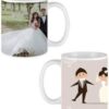 Married Couple Design Custom White Ceramic Mug