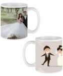 Married Couple Design Custom White Ceramic Mug