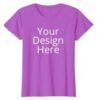 Create Your Own Purple Custom Crop Top