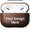 Brown Leather Custom Pro Protective Airpods