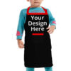 Black Kid ( 5-10 Yrs) Unisex Chef Apron