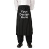 Blue Waist Stripe Unisex Pocket Chef Apron