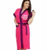 Pink Purple 2 Shade Robe Unisex Bathrobe