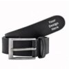 Black Free Size Autolock Urban Leather Belt