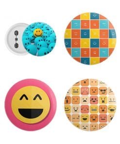 Emoji Design Printed Button Badge
