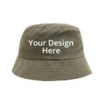 Buy Beige Green Customized | Sun Protection Unisex | Soft Cotton Unisex Hat
