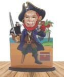 Custom Pirate Wooden Cutout Caricture