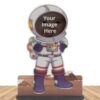 Custom Spacesuit Wooden Cutout Caricture