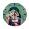 Circle Photo Printed Custom Wall Clock