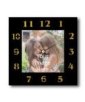 Buy Custom Sister Day Photo Printed Clock | Stylish Own Design Parent Gift | Engraved Hanging Clock