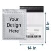 14 By 18 Inc C Adhesive Strip Courier Bag