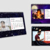 Space Design Photo Poster Desk Calendars