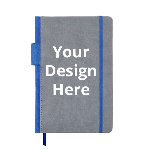 Buy Blue Grey PU Leather Printed Personal Dairy | Customized 2022 Edition Elegant | Executive Hard Cover Diary