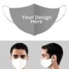 Plain Fit Custom Printed Reusable Face Mask