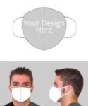 Buy Plain Customized Printed Reusable Face Mask | Own Design Comfortable Breathable | 100% Protected Cotton Mask