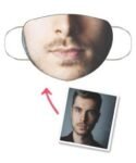 Buy Face Custom Printed Reusable Face Mask | Own Design Comfortable Breathable | 100% Protected Cotton Mask