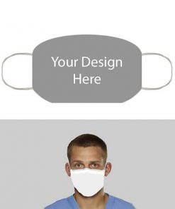 Buy Plain Custom Printed Reusable Face Mask | Own Design Comfortable Breathable | 100% Protected Cotton Mask