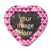 Design Heart Pattern Fridge Photo Magnet