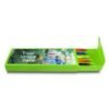 Green Color 2 Sidede Printed Geometry Box