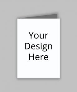 Custom Design Photo Printed Greeting Card