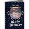 Birthday Photo Printed D Greeting Card