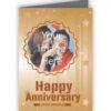 Anniversary D Photo Printed Greeting Card