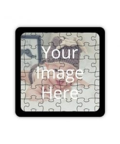 Self Photo Square Wood Cut Big Jigsaw Puzzle