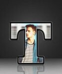 Buy T Alphabet Backlit 7 Color LED Photo Lamp | Customized Own Design Table Frame | Best for Product, Advertising, Notice Board Display