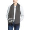 Design and Create your own Dark Grey Customized Cashmere Winter Unisex Scarf online at Photuprint. Customize the muffler with any image, text, logo, name or emoji of your choice.