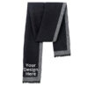 Black Customized Soft And Warm Scarf Cum Stole