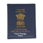 Leather Printed Unisex Passport Holder