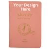 Baby Pink Unisex Leather Passport Holder