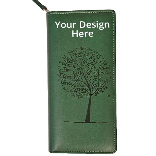 Buy Green Unisex Leather Passport Holder | Own Crafted Design Waterproof | Travel Cover For Gift