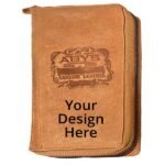 Buy Engraved Text  C Leather Passport Holder | Own Crafted Design Waterproof | Travel Cover For Gift