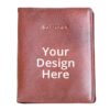 Pink Shade Unisex Leather Passport Holder