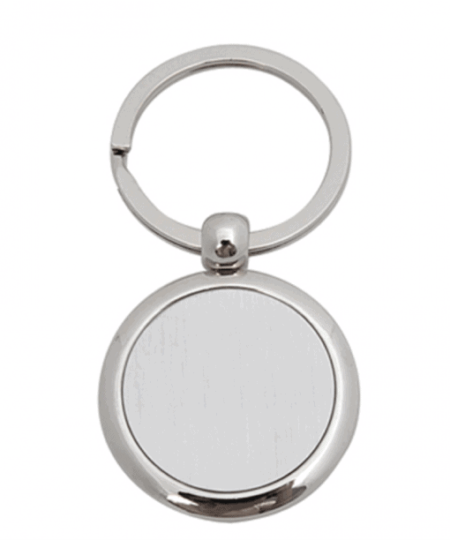 Round Silver Shine Necklace Pet Chain Locket