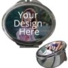 Oval Shaped Custom Photo Printed Mirror