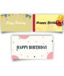 Birthday Design Printed Rectangle Stickers