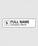 Buy Self Inking Full Name Text Initials D Rubber Stamp | Computerized Polymer Pre-Inked | Own Matter Any Size Stamp