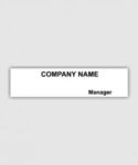 Company Post Text D Self Inking Rubber Stamp