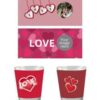 Love Design Photo Printed Shot Glasses