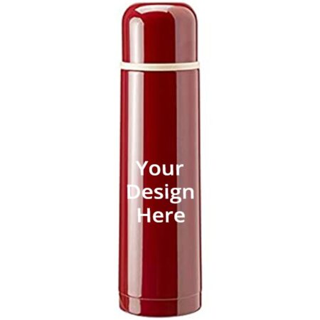 Maroon Customized Steel Vacuum Flask 500 ml