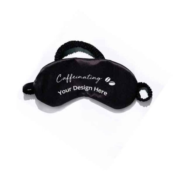 Buy Black Mulberry Silk Adju Strap Eye Mask | Customized Cooling Gel Insert | Luxury Sleeping Shade Covering Masks14