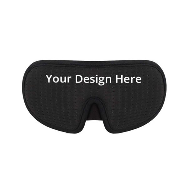 Buy Black Meditation Adju Silk Strap Eye Mask | Customized Cooling Gel Insert | Luxury Sleeping Shade Cover