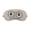 Beige Customized Stretchable Strap Eye Mask