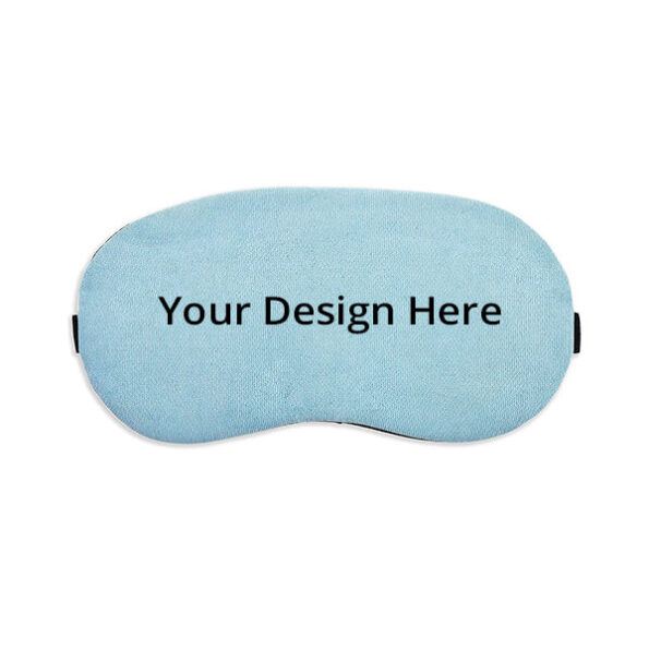 Buy Lightweight Blue Adju Silk Strap Eye Mask | Customized Cooling Gel Insert | Luxury Sleeping Shade Cover