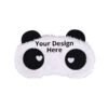 Heart Eye Panda Adju Silk Strap Eye Mask