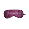 Maroon Mulberry Adju Silk Strap Eye Mask