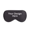 Black Air Sleep Mask Adjustable Silk Strap